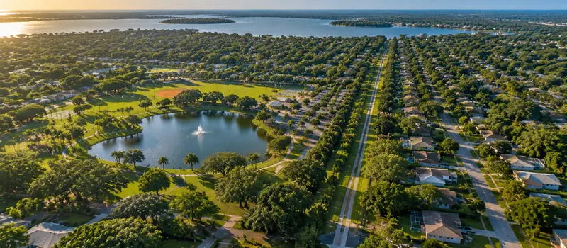 Aerial view of Largo, FL