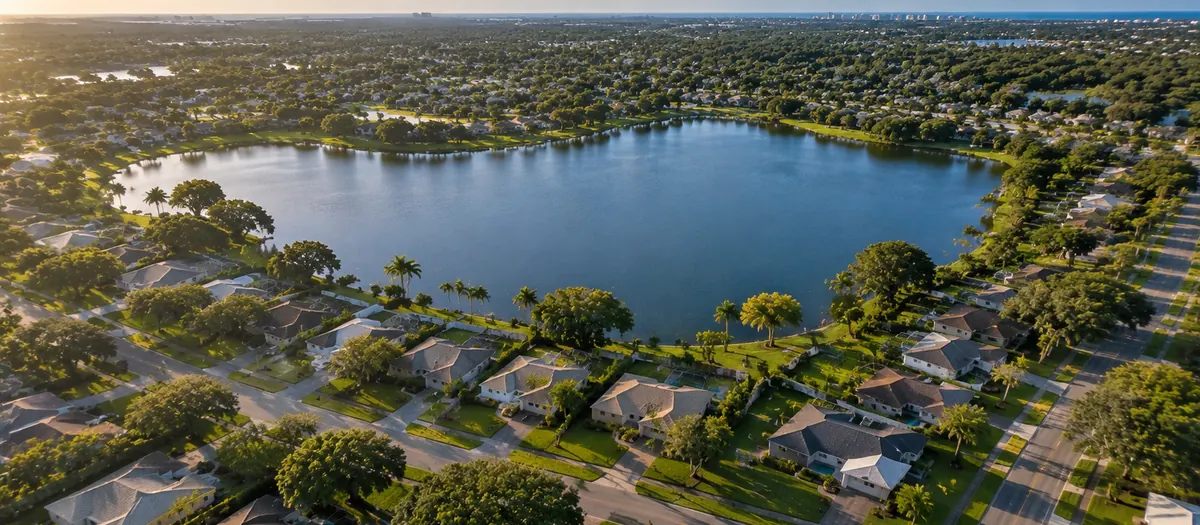 Aerial view of Pinellas Park, FL