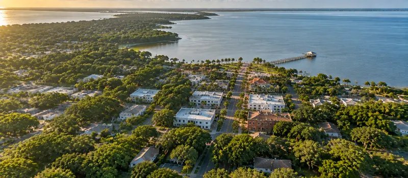 Aerial view of Safety Harbor, FL